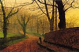 Stapleton Park near Pontefract by John Atkinson Grimshaw